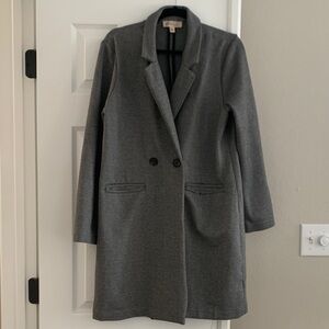 Philosophy Gray Long Blazer
